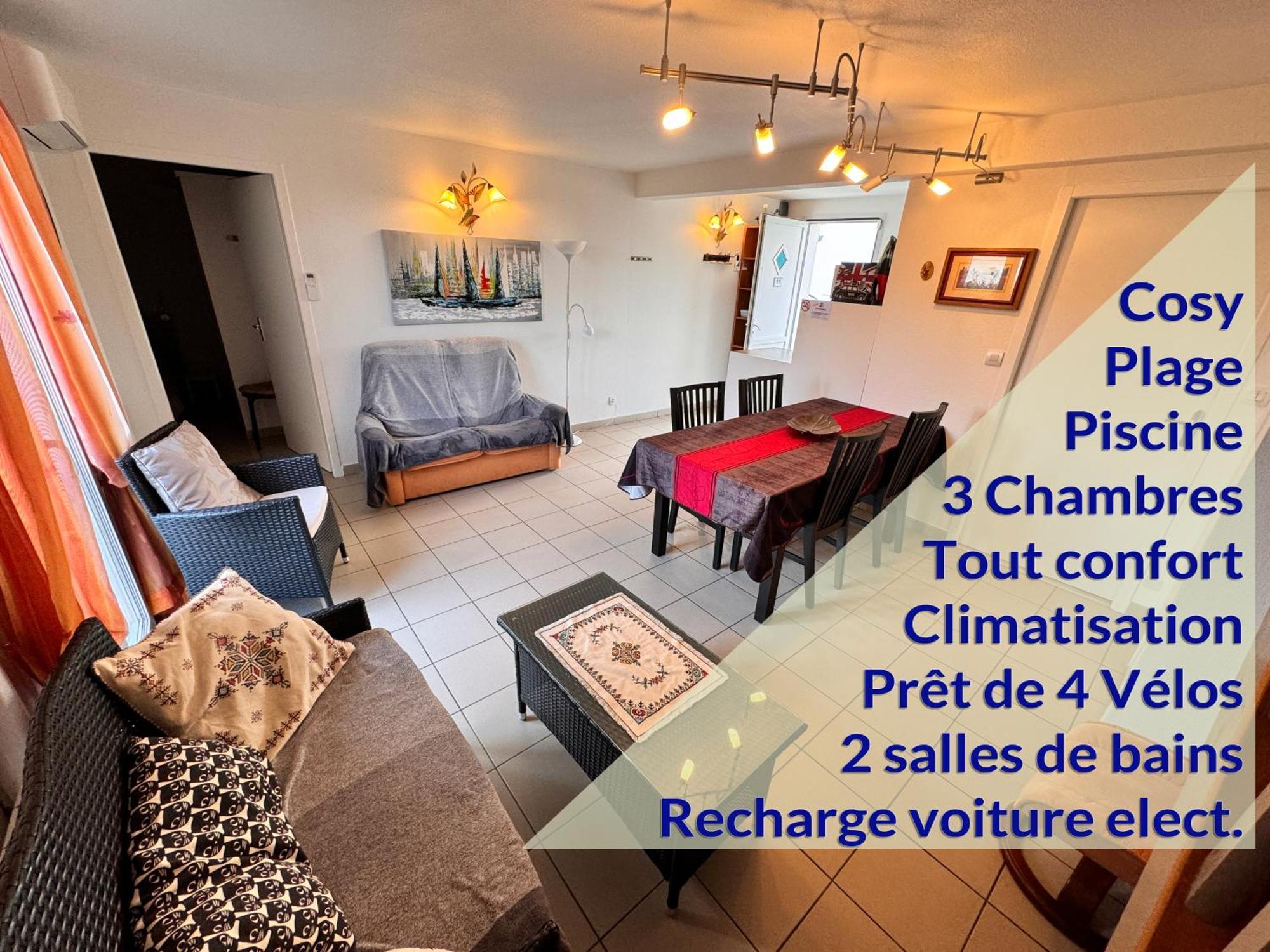 Les Amareyeurs - Ile D'Oleron - Maison Classee 3 Etoiles Avec Piscine - Clim - Velos Le Château-dʼOléron Zewnętrze zdjęcie